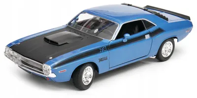 Obrázek produktu pro Welly '70 Dodge Challenger T/A Model auta 1:24 modrý
