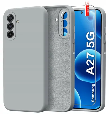 Obrázek produktu pro Pouzdro pro Samsung Galaxy A27 5G – elastické silikonové pouzdro + tvrzené sklo 9H