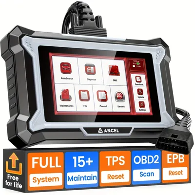 Obrázek produktu pro OBD2 skener – Nástroj pro autodiagnostiku – Čtečka chybových kódů – Diagnostický tester – Diagnostické zařízení – Více než 15 funkcí resetování