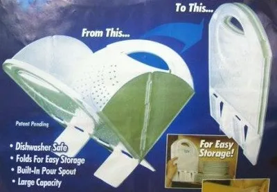 Image de Panier égouttoir pliable en plastique - KD0016