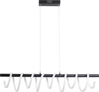 Produktbild von Näve Leuchten LED Pendelleuchte BELLEZA mit LED Platine dimmbar LED Pendelleuchte BELLEZA mit LED Platine dimmbar Pendelleuchte - LED Pendelleuchte "BELLEZA" schwarz, Hängelampe im Design Style, ausMetall und Kunststoff in schwarz, 150 cm hoch, Maße 100 x 20 cm, Inkl. LED – dimmbar