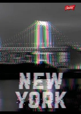 Produktbild von Paket A5-Heft, 60 Blatt, liniert, „Glitched City Mix“, 10er-Pack – ST-Majewski