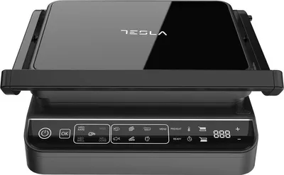Image de Grill-viandes 2000w noir - Tesla - GR500BG -