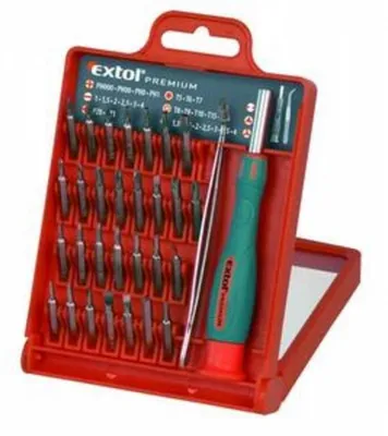 Obrázok produktu pre skrutkovač s minihrotmi, sada 32 kusov