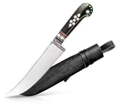 Produktbild von Usbekischer Messer – Pchak, 30 cm Kochmesser Handarbeit Küchenmesser