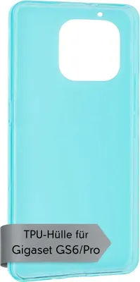 Zdjęcie produktu dla caseroxx ochronne etui TPU kompatybilne z Gigaset GS6 / GS6 Pro, gumowe etui na telefon komórkowy jasnoniebieskie