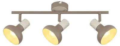 Obrázok produktu pre Stropná lampa s dreveným vzhľadom Puerto, hnedá, 3xE14x40W, kov, rozmery: 19x53x10 cm, IP20, Candellux