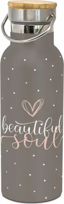 Obrázok produktu pre PPD Beautiful Soul Steel fľaša, vákuová fľaša, fľaša na pitie, fľaša na vodu, fľaša, nerezová oceľ, 500 ml, 471345
