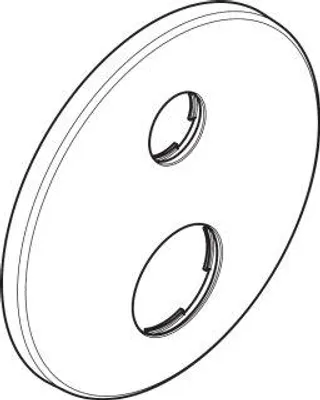 Produktbild von AXOR 95806250 Rosette Axor Wannenmischer Unterputz