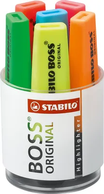 Immagine prodotto di STABILO evidenziatore BOSS, confezione da 6 tondi(S)