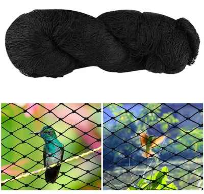 Produktbild von Omgoods - Vogelschutznetz, Schwarz, 7,5 m x 15 m