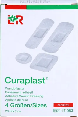 Image de Lohmann Rauscher Curaplast sensitive pansement adhésif 20 pièces 4 tailles