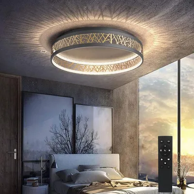 Produktbild von LED Deckenleuchte 50 cm, dimmbar mit Fernbedienung
