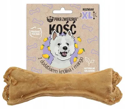 Zdjęcie produktu dla Przysmak dla psa Paka Zwierzaka Kość z dodatkiem królika 17 cm 115g