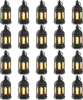 Produktbild von Famanu Mini-Laternen Set 20 Stück - Schwarz