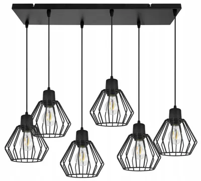 Image de Suspension, lustre, abat-jour en fil métallique, LED