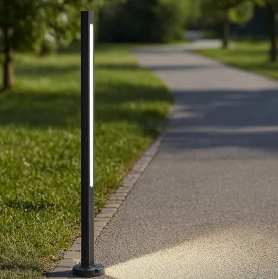 Produktbild von Jedi Moderne Stehleuchte Metall Schwarz Led 12W 3000K Warmes Licht