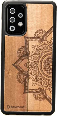 Produktbild von Holzhülle Bewood für Galaxy A72 5G, Mandala Apfelbaum