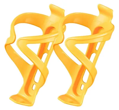 Immagine prodotto di Portabottiglie per bicicletta, confezione da 2, leggero, in policarbonato, colore giallo, adatto per mountain bike, bici da corsa ed e-bike