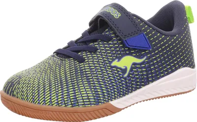 Produktbild von KangaROOS Kinder-Sportschuh-Indoorschuh-Hallenschuh K5-Hover EV Blau-Gelb-Weiß, Farbe:blau, EU Größe:31