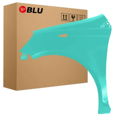 Obrázok produktu pre BLU Blatník náhrada pre Toyota Yaris I (10XP) 764 Ľavá Grün LightAquaMetallic | 1999-2006 | Predný | Lakovaný | Pripravený na montáž | Oceľ