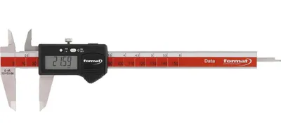 Obrázok produktu pre Formát Taliper digitálny s premennou DATA + dátový výstup + obdĺžnikový 150mm