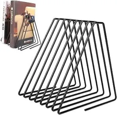 Image de Support de livre pliable, noir – Porte-livre portable et réglable – pour l'école, le bureau et les études