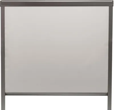 Produktbild von Deco4Me Dachfensterrollo für Velux Dachfenster Verdunkelung mit Seitenschienen CK02 weiß