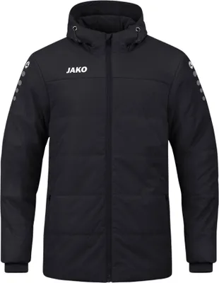 Produktbild von JAKO Coachjacke Team mit Kapuze SCHWARZ SCHWARZ XXL