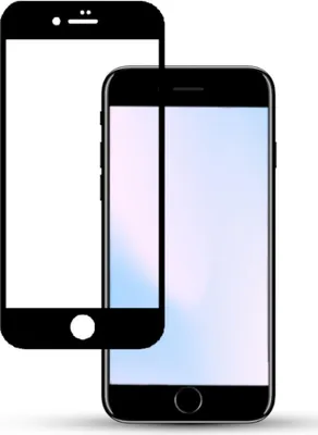 Obrázok produktu pre 1-balenie iPhone Se Black Ochranné sklo na displej - Tvrdené sklo 9H - Super kvalita 3D