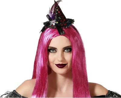Image de Bandeau chapeau sorcière Halloween