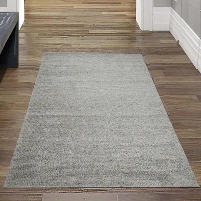Obrázok produktu pre Prírodný koberec spálňa obývacia izba kancelária sivá béžová veľkosť - 80x150 cm