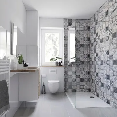 Produktbild von Duschrückwand BREUER Fliesenoptik Mediterran 150 x 255 cm 9482531000204