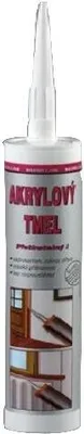 Obrázok produktu pre Akrylátová tmelová hmota – kartuše, 280 ml, biela