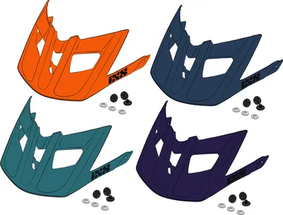 Produktbild von iXS Visor + Pins Trail EVO, size XS Marine XS