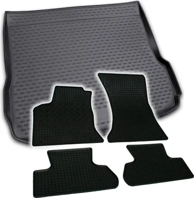 Produktbild von Gummi Kofferraumwanne + Fußmatten Set für Audi Q5 8R, Bj. 11/2008-2016