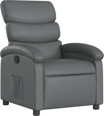 Produktbild von vidaXL Relaxsessel Grau Kunstleder