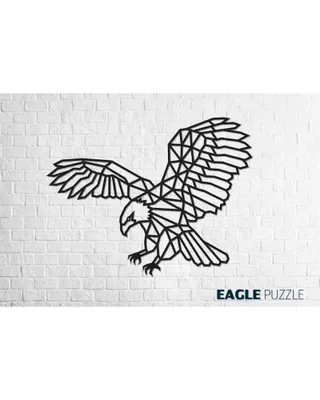 Image de Puzzle 3D en Bois Aigle Eco Wood Art