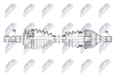 Produktbild von NTY NPW-PL-121 Antriebswelle Vorne Links für OPEL Astra J Sports Tourer (P10) ASTRA J ASTRA J Stufenheck