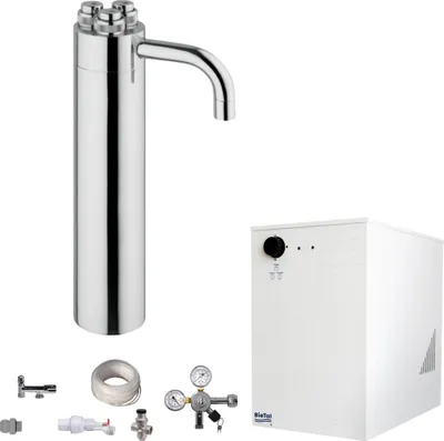 Produktbild von Tafelwassergerät BieTal BT-30U Kühlung 3-Wege Zapfstelle Schanksäule Puls 335