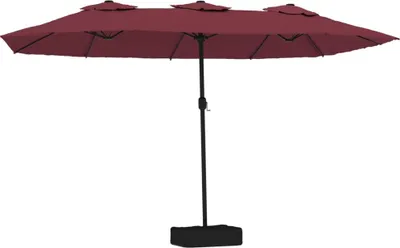 Immagine prodotto di vidaXL Ombrellone doppio rosso Bordeaux 449x265 cm