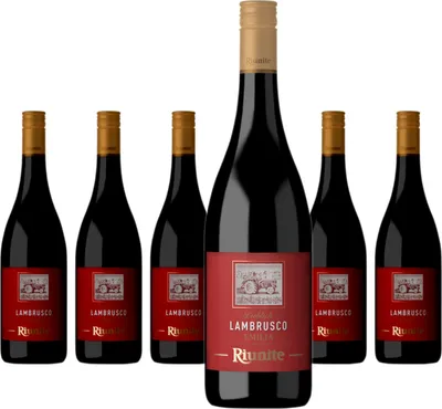 Produktbild von 6 x Cantine Riunite Lambrusco Dolcezza Rosso Emilia IGT