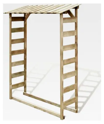 Produktbild von Kiefer KDI Brennholzregal 150x44x176 cm