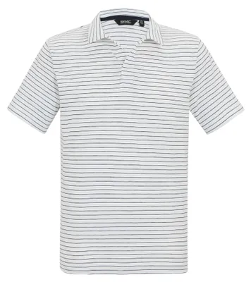 Image de Regatta - Polo « Hadvo » pour homme RG12980 (L) (blanc/bleu marine)