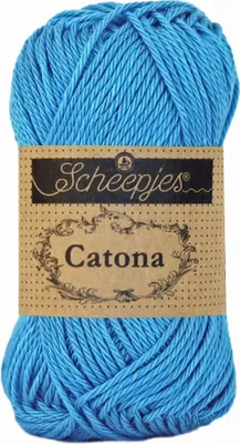 Produktbild von Scheepjes Catona 10g (384) - Blau