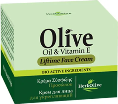 Produktbild von Herbolive Face Liftime Creme, Olivenöl und Vitamin E 50ml