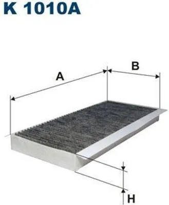 Immagine prodotto di Filtro aria abitacolo a carboni attivi