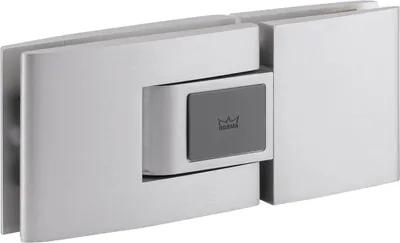 Produktbild von Pendeltürbeschlag Tensor Glas-Glas, Feststellpunkt 90°, Aluminium silber eloxiert | Glastürbeschlag Zubehör, dormakaba