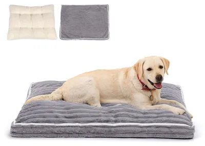 Orthopädisches Hundebett, 106x80x13 cm, Grau