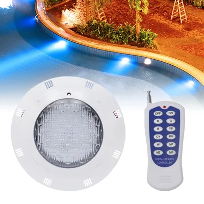 Zdjęcie produktu dla LED RGB oświetlenie basenu podwodne oświetlenie basenu oświetlenie stawu reflektor basenowy z pilotem 45W